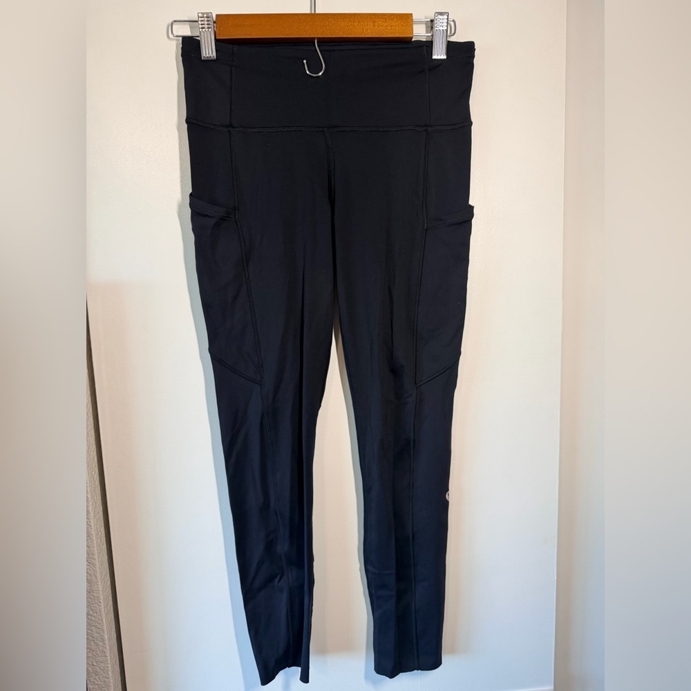 Lululemon Leggings - Black - Fast & Free 5 pocket; Size 6
